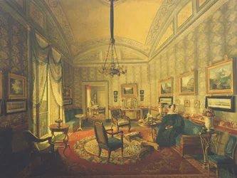 Reine Maria Isabella de Naples dans son appartement à la Reggia di Capodimonte